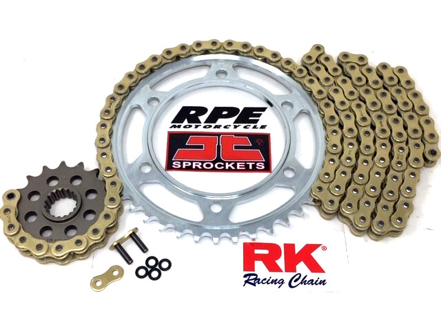 2005-12 TRIUMPH 1050 Speed Triple, Sprint Gold RK XRE 530 CHAIN & SPROCKETS KIT
