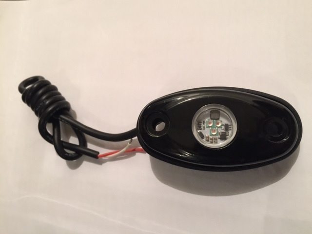 (4) White LED Accent Light Kit – Engine Fairing Body Glow Lighting for Harley
