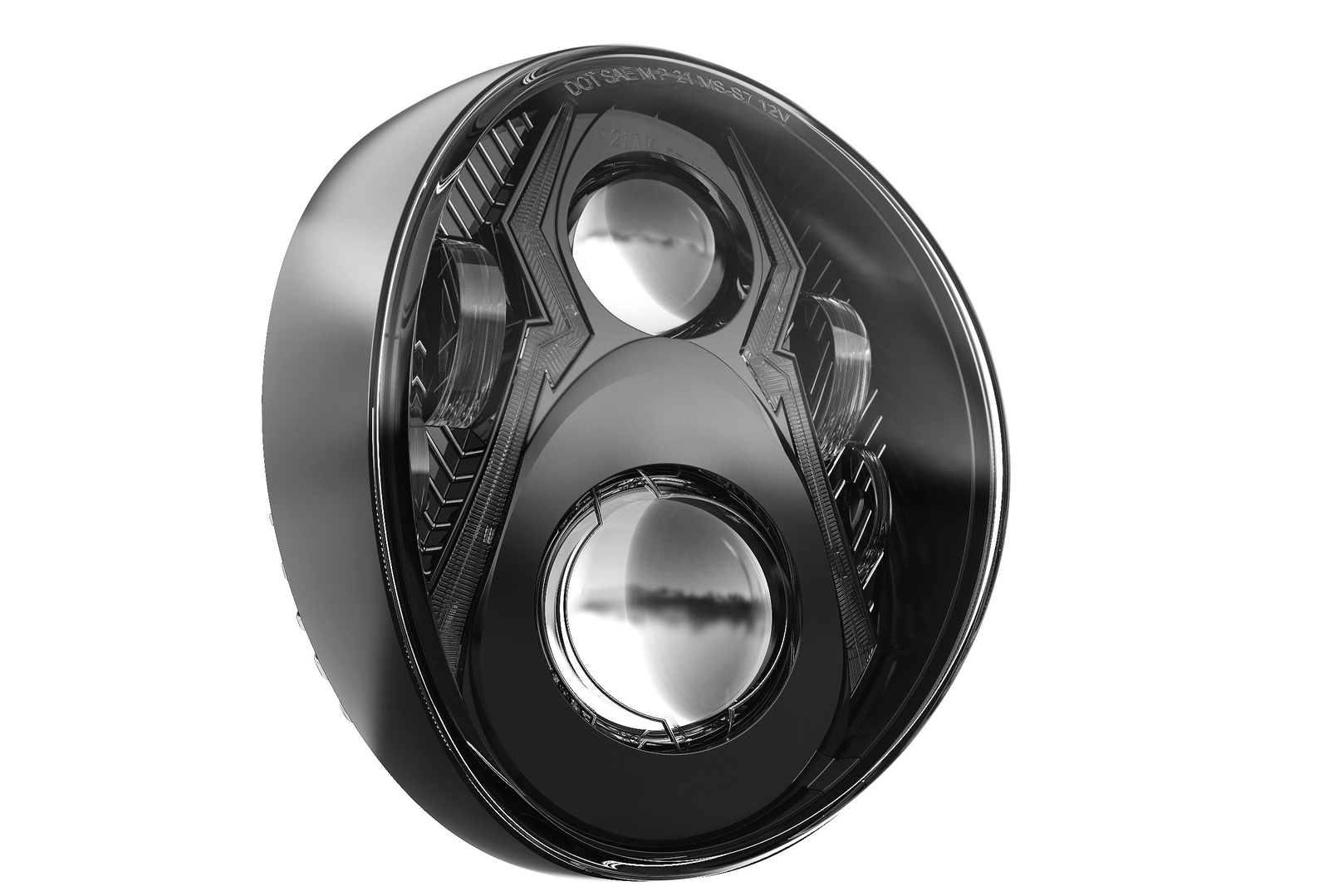 DRL LED Headlight Halo Projector Black For Breakout 107 114 FXBR FXBRS 18-22