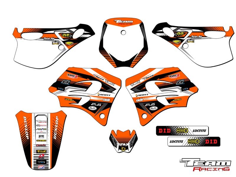1998-2001 KTM SX 65 GRAPHICS SET DECO DECALS STICKERS 2000 1999 SX65 65SX