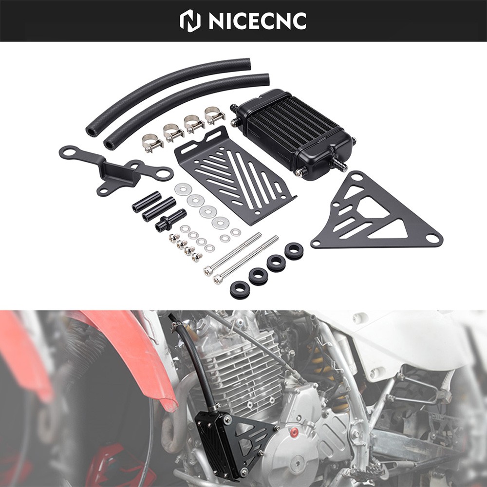 For Honda XR650L 1993-2025 NICECNC Engine Oil Cooler Radiator Mount Bracket Kit