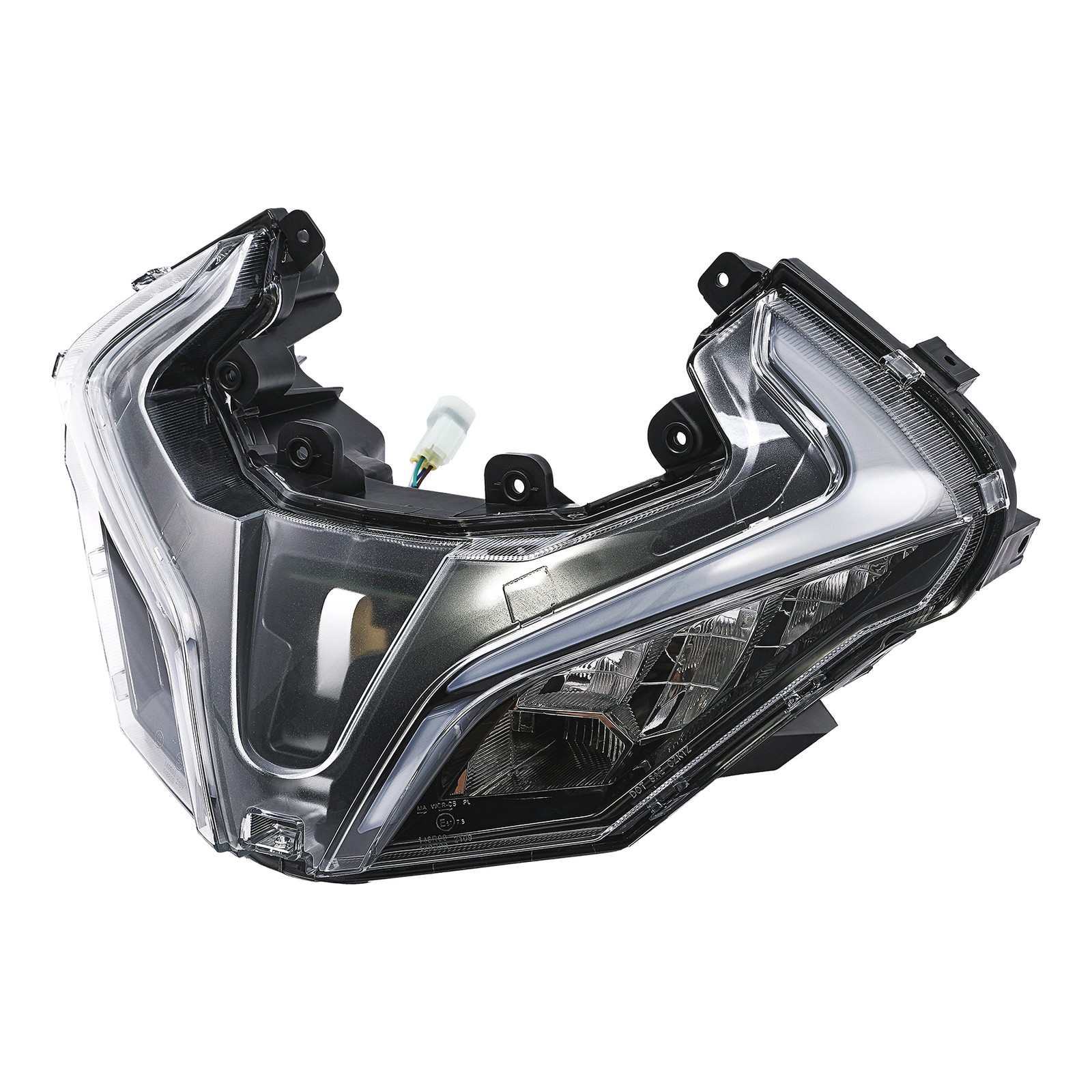 LED Motorcycle Headlight Lamp Assembly Clear Lens Fit For CFMOTO 450SR