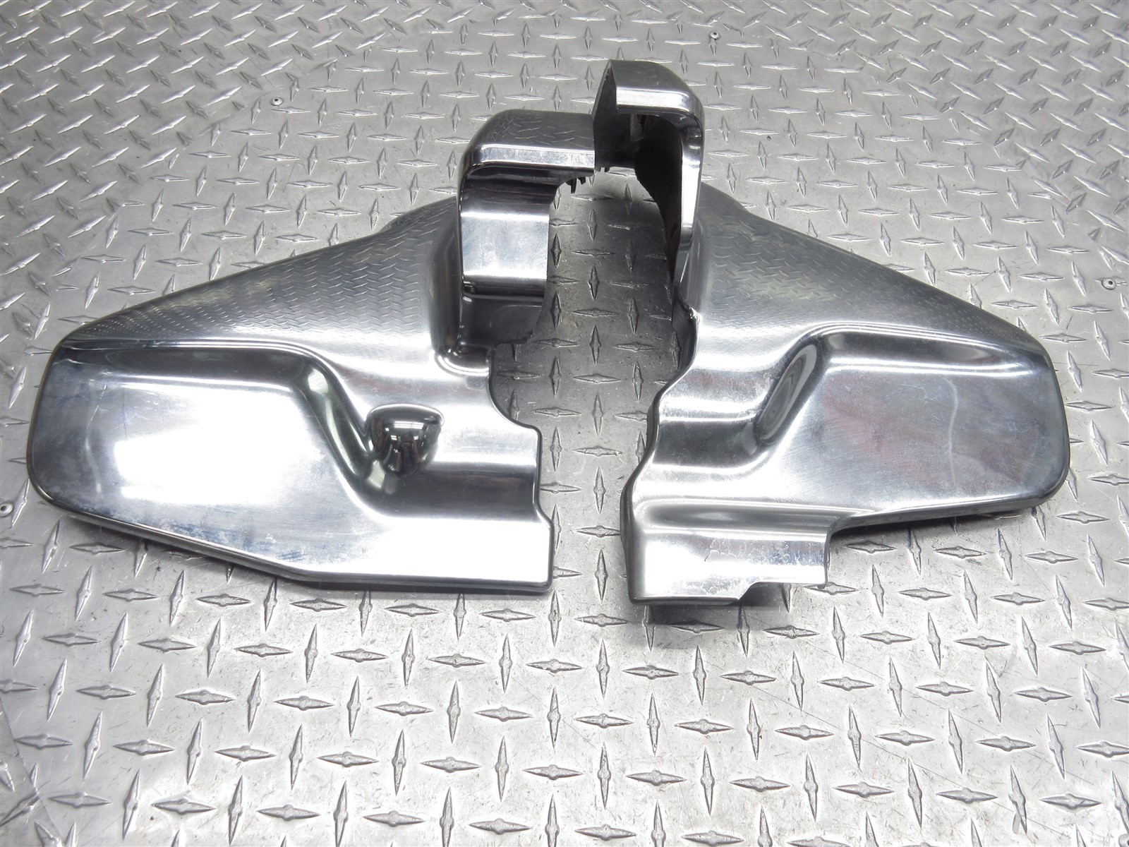 2007 06-10 Honda GL1800 Goldwing OEM Engine Chrome Side Covers Trim Pair