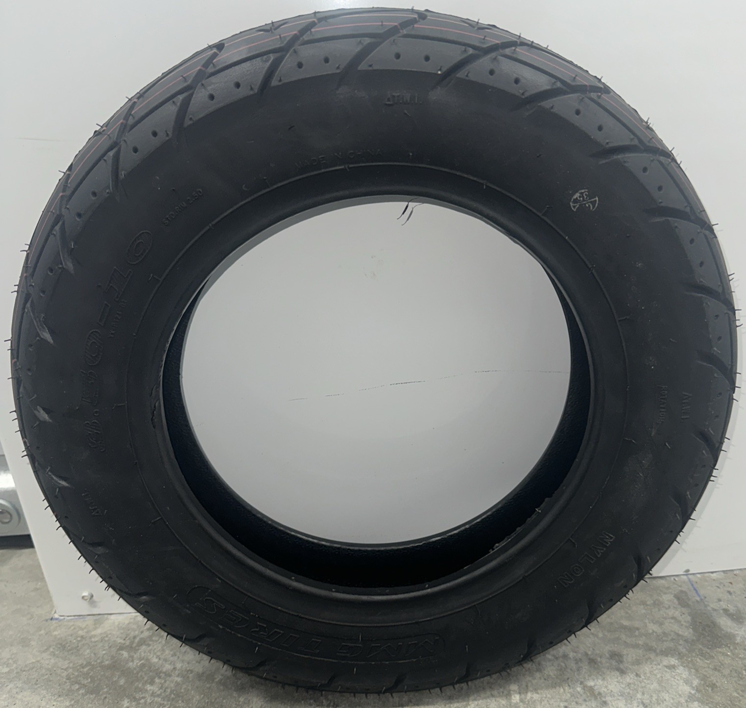 MMG Tubeless Tire 3.50-10 Front Rear Scooter Motorcycle Moped – 10 Inches Rim