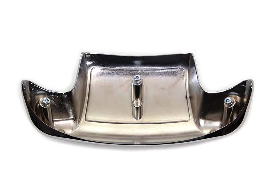 Chrome and Black Rear Fender Tip inch1200 inch fits Harley Davidson