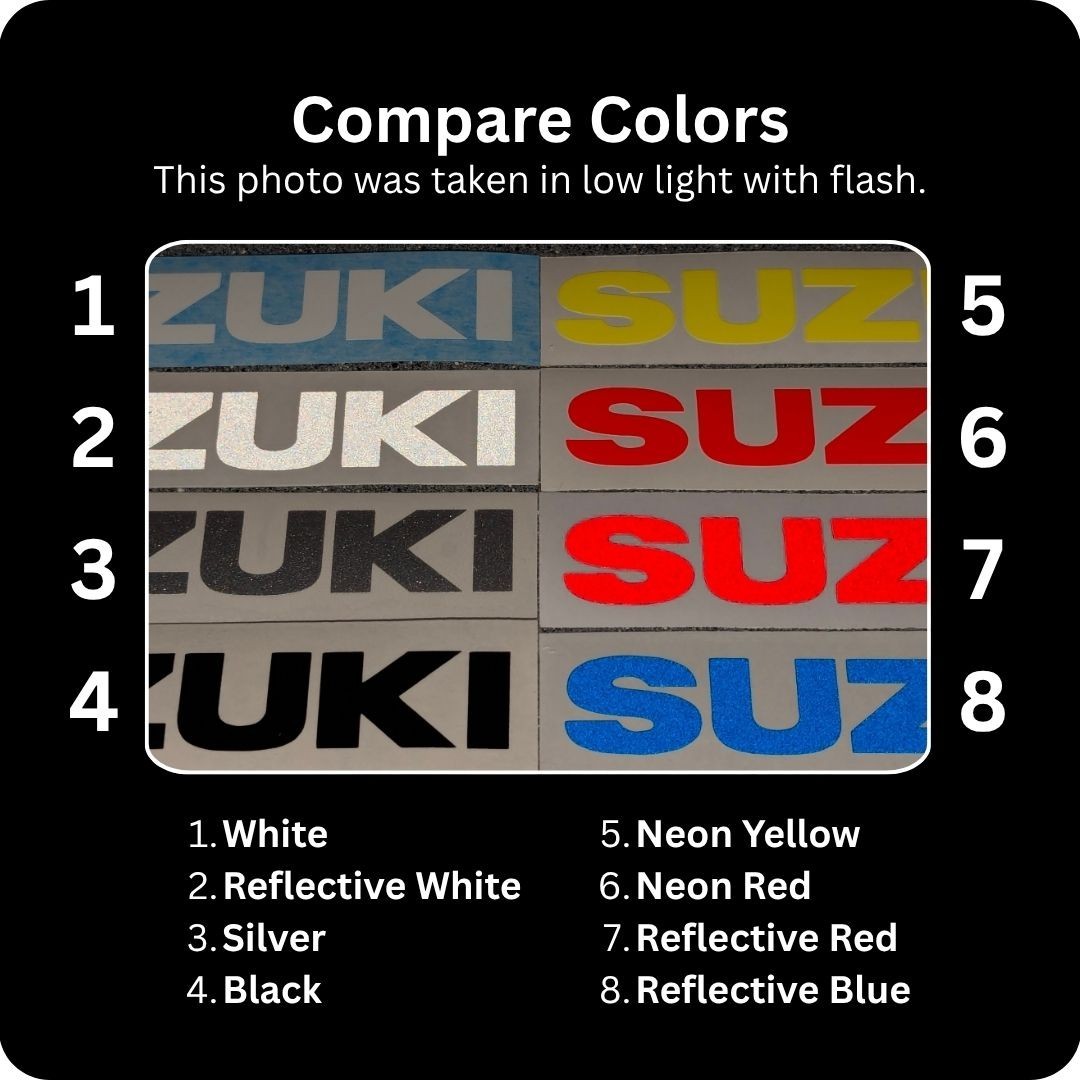 750R 1000R Silver Black Decal Sticker S 1000 GSXR 750 R