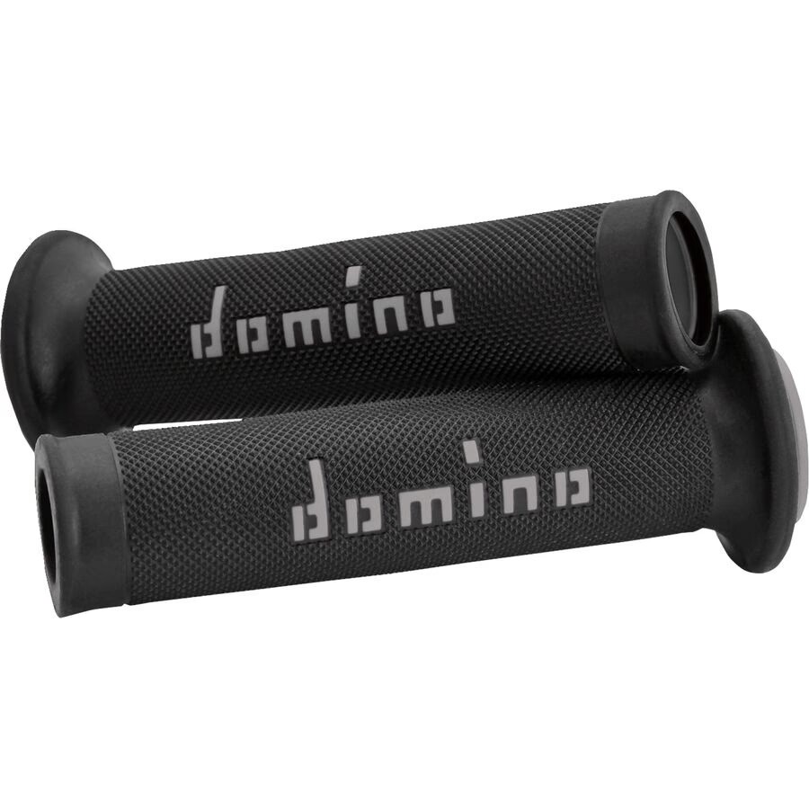 Domino A010 MotoGP Grips – Black/Grey, 125mm / Open Ends A01041C5240B7-0