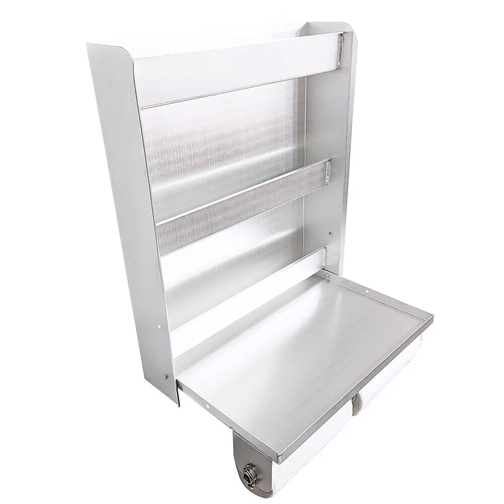 Aluminum Shelves Cabinet Organizer Garage Enclosed Trailer Storage Workstation