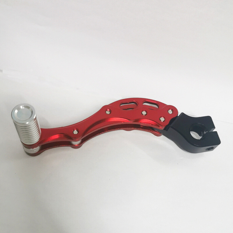 Red Motorcycle CNC Aluminum Alloy Footrest Pedal Gear Shift Shifter Lever 170MM