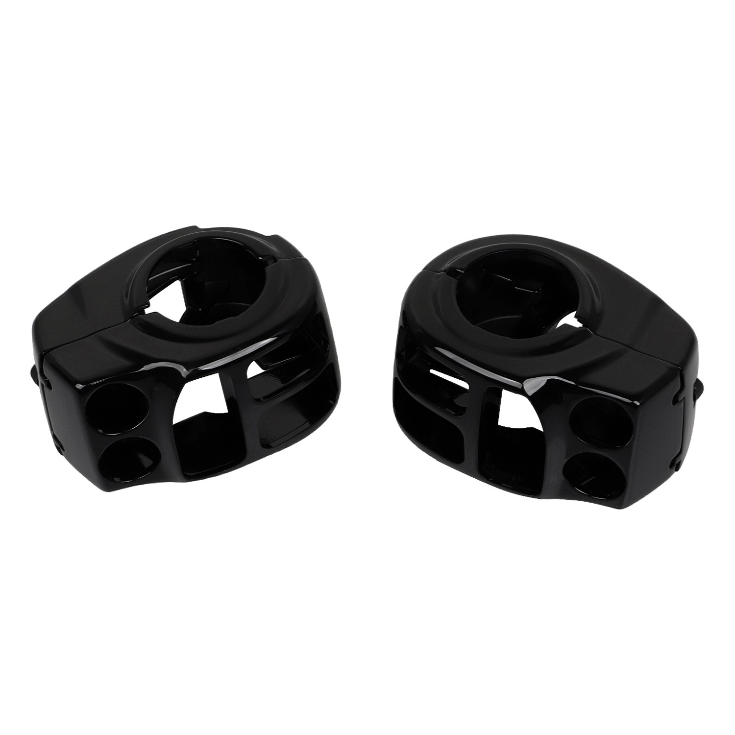 Gloss Black Handlebar Control Switch Housings For Harley 2014-2023 Touring Trike