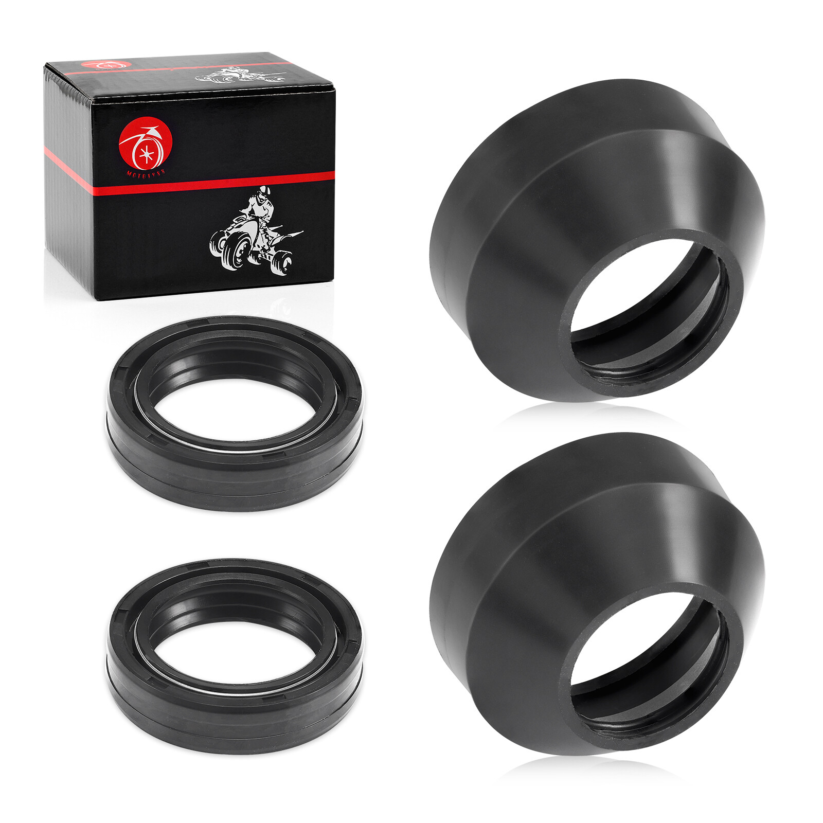 Fork Oil Seals & Dust Wiper Seals For Honda CM450 Hondamatic/Custom/E 1982-1983