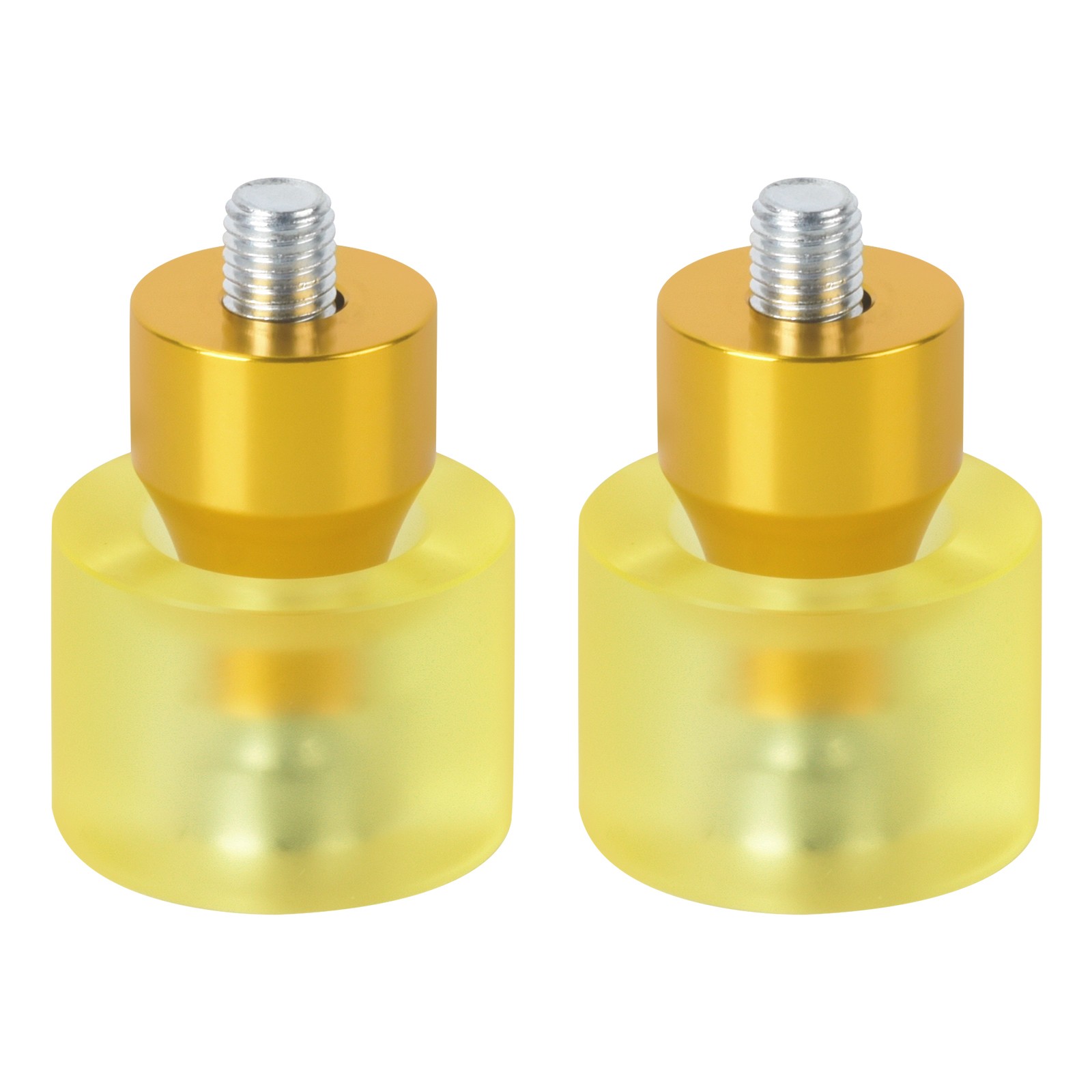 Yellow Crash Bar Guard End Ball Protective Sliders Engine Guard M12 For Harley