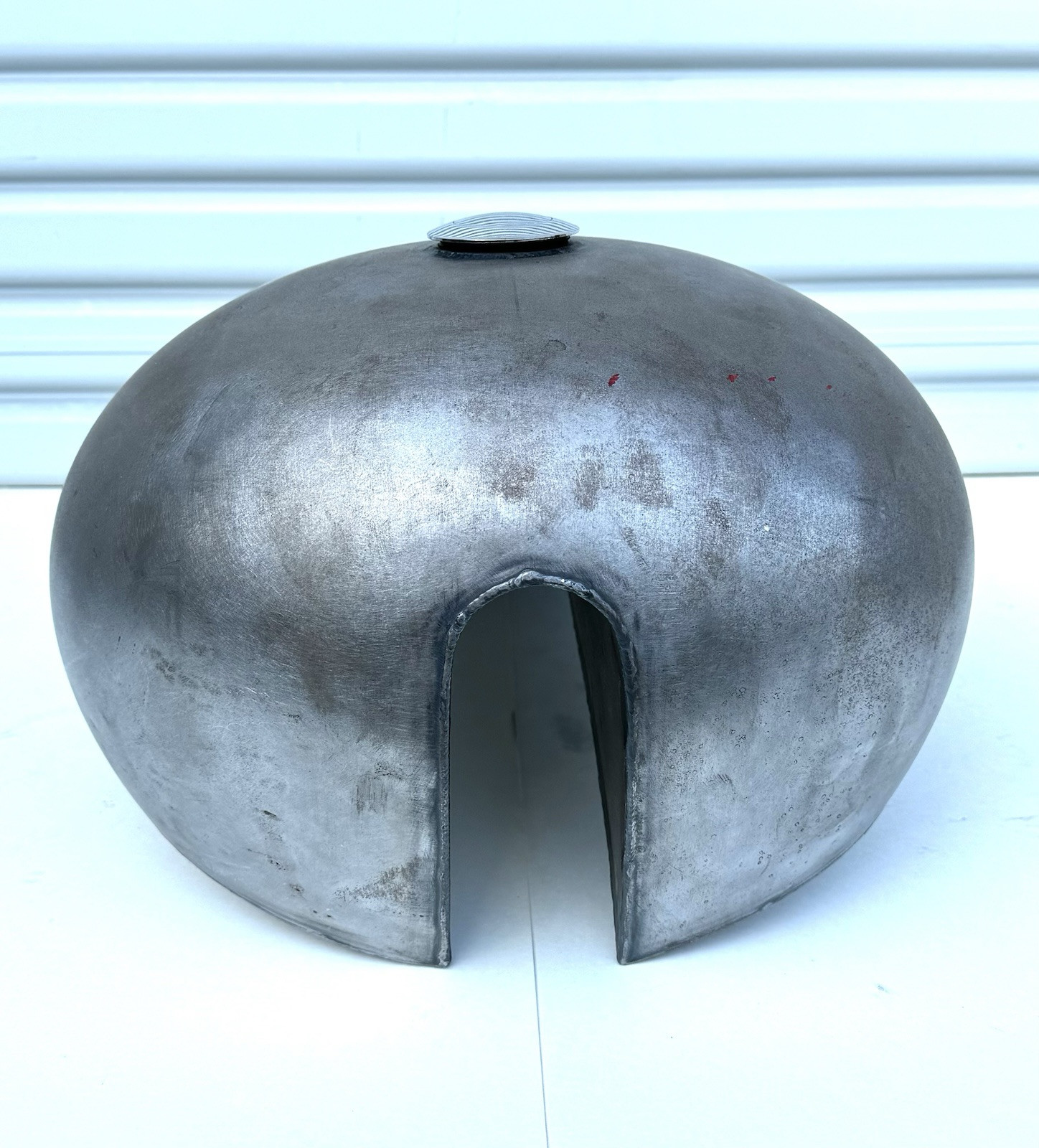 KRAFT TECH METAL MONSTERS 23″ x 14.5″ RAW STEEL GAS TANK CUSTOM HARLEY CHOPPER