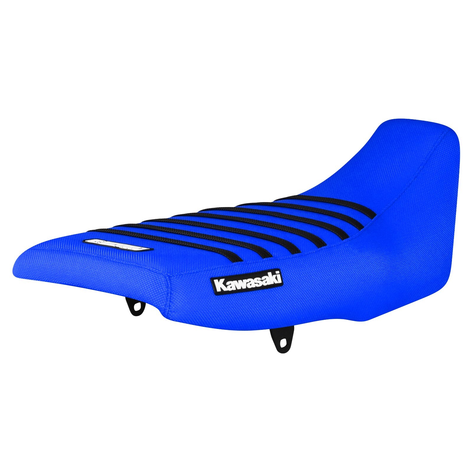 1987-2007 Kawasaki KLR 650 gripper seat cover all TM BLUE w/ BLACK ribs #220