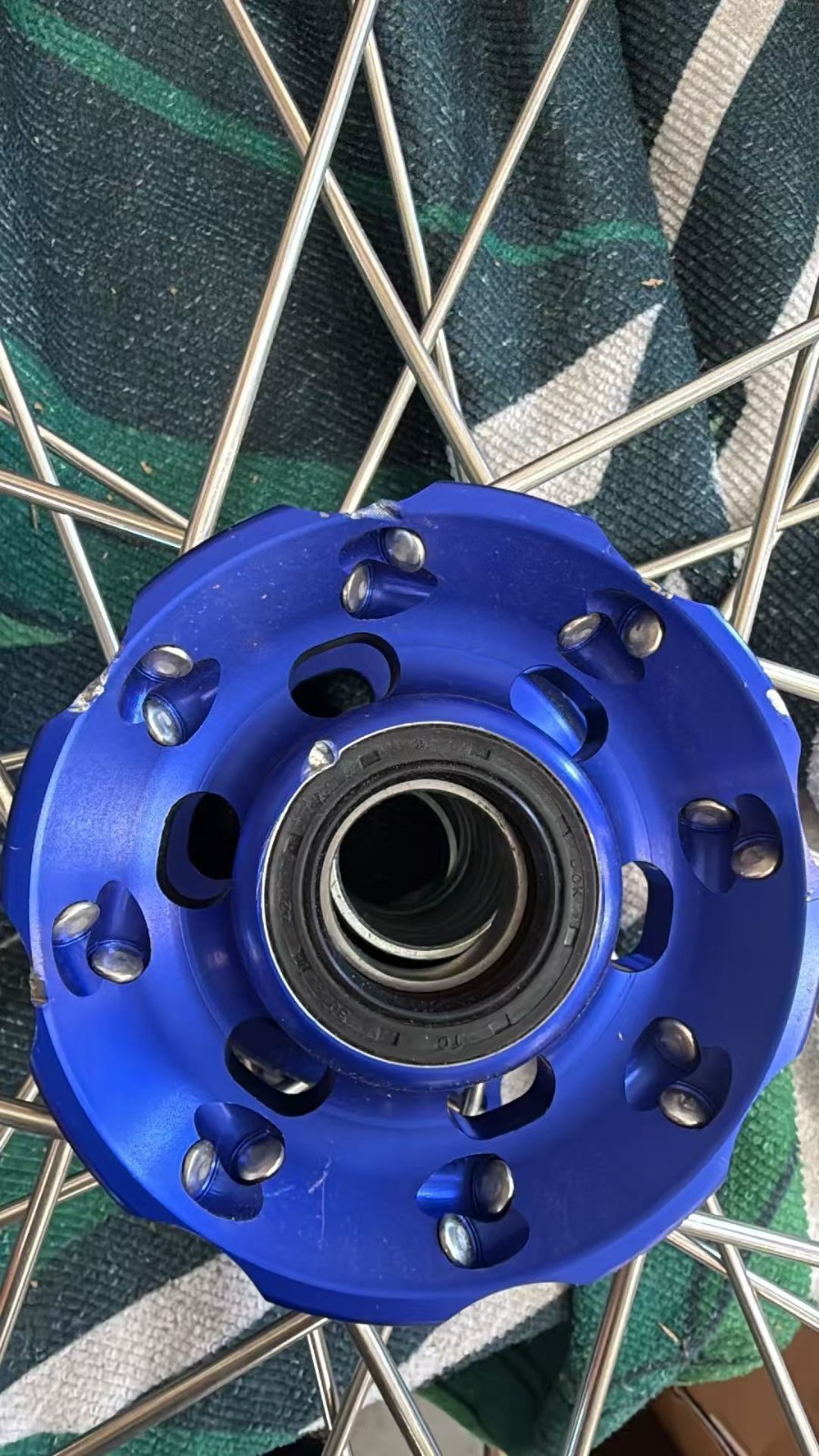 KKE 19/16 Big Wheels Rims for KTM 85 SX GAS GAS MC85 2021-2024 Blue Hubs