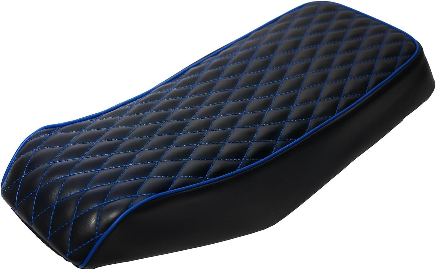 Blue Diamond Stitch Retro Seat Cushion for Coleman RB100 RT100 Mini Bike