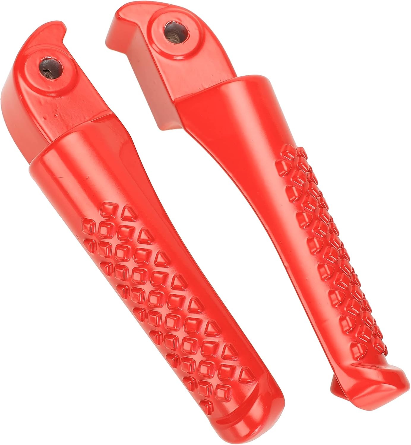 Red Foot Pegs Footrest Bracket For CT200U CT100U BT200X CC100X 196cc Mini Bike