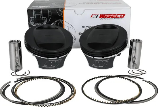 Wiseco Black Edition Piston Kit 0.125OB 9.0:1 for Harley Softail Springer CVO 09