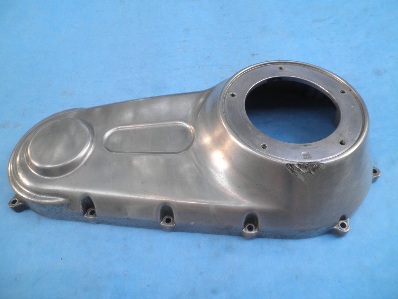 2006-17 HARLEY OEM DYNA SOFTAIL POLISHED ALUMINUM OUTER PRIMARY COVER 60784-06