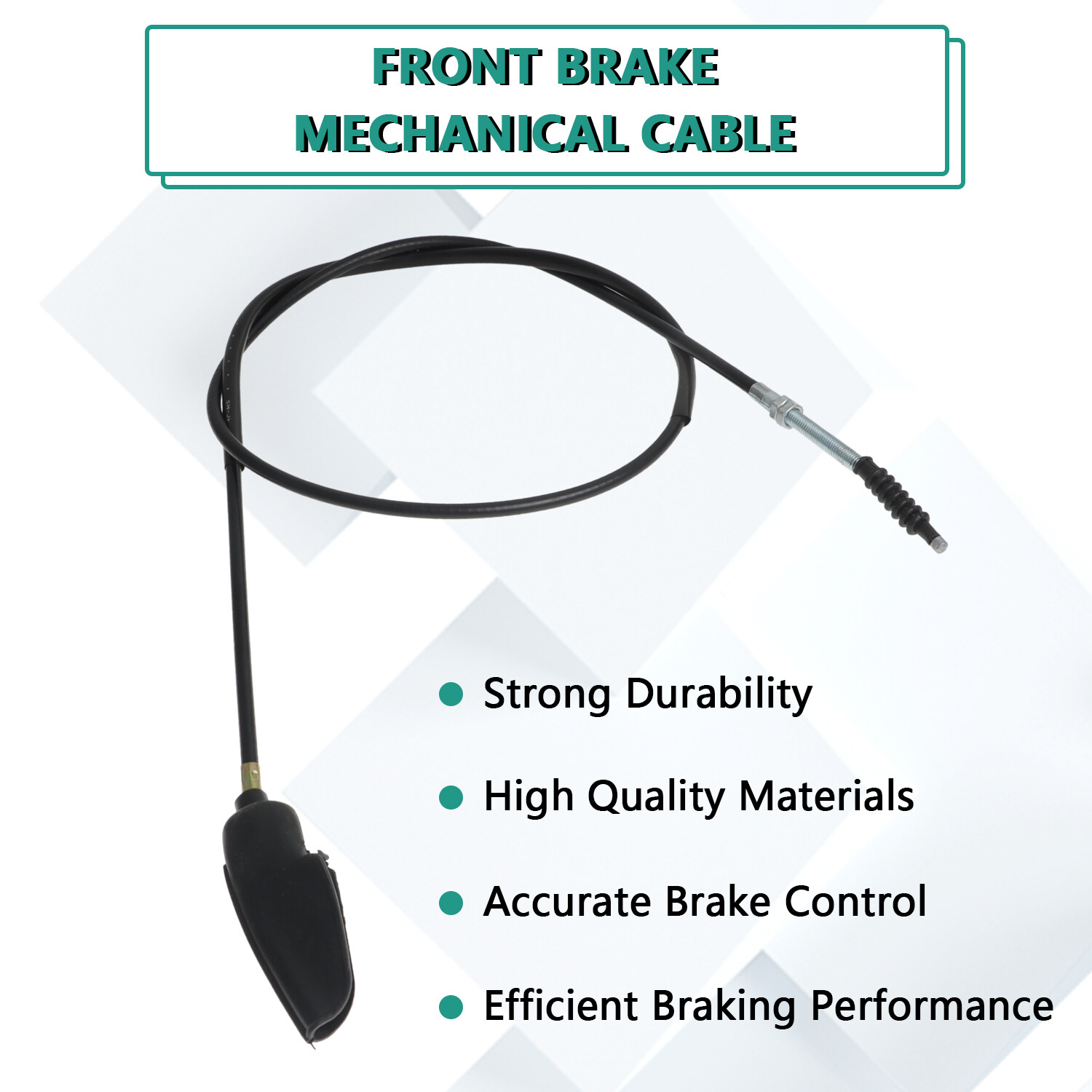 1 Pc Black Front Brake Cable Replace Fit for 1980 1981 Yamaha YZ465 YZ250