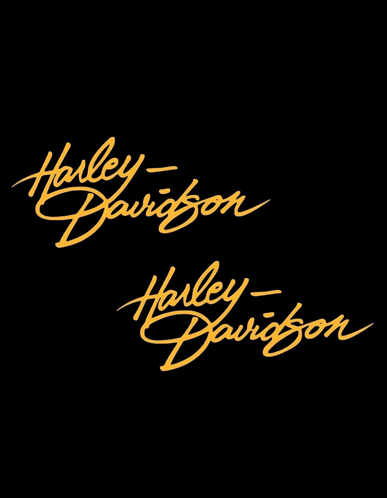 HD cursive letters Decals #2 Pieces gold 7.87″x3.14″ Vinyl Decal.