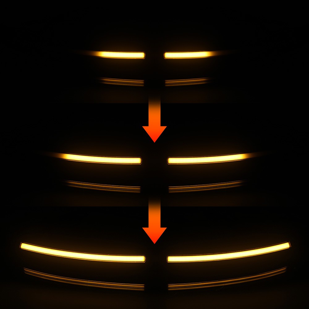 Batwing Windshield Trim LED DRL Signal For Harley Street Electra Glide 14-2024