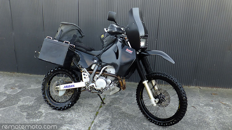 Black SAFARI 30L Long Range Fuel Petrol Gas Tank Suzuki DR650SE DR650-SE