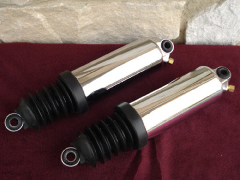 KCINT CHROME LOWERING AIR SHOCKS FOR HARLEY STREET GLIDE 2006-UP