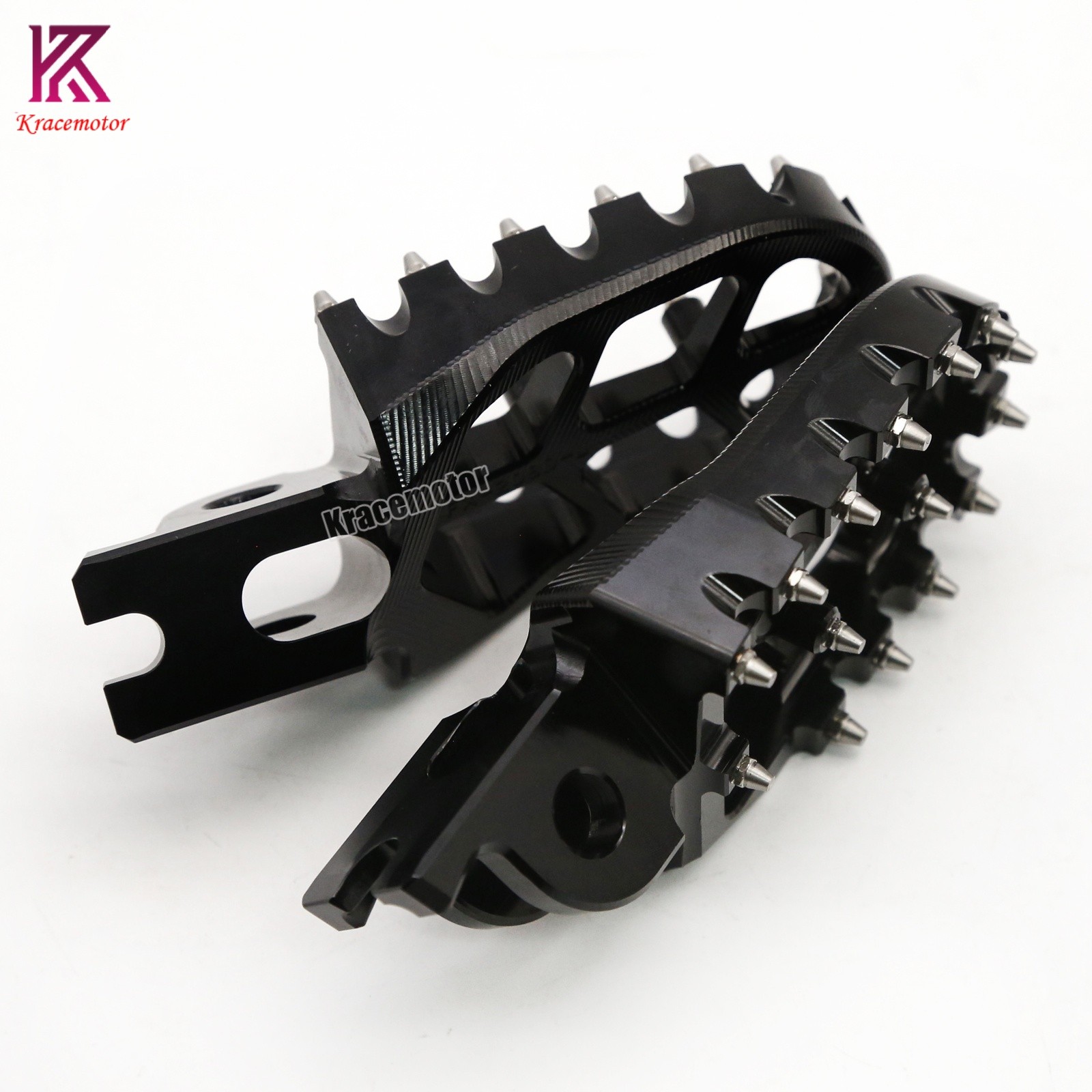 For Kawasaki KX250 2005-2008 KX250F KX450F 2007-2022 Footpeg Footrest Pedals CNC