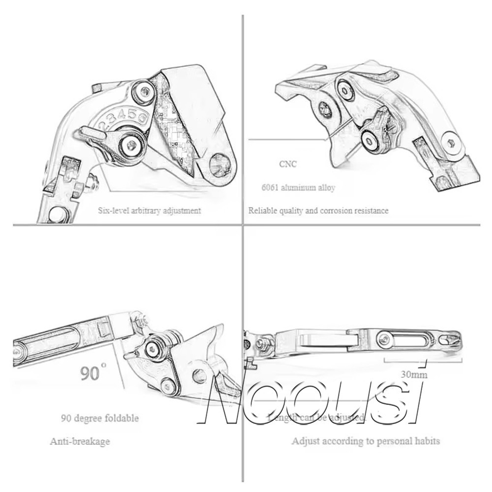 For HONDA CBR650R CBR 650R 2019-2025 CNC Adjustable Brake clutch levers Handle