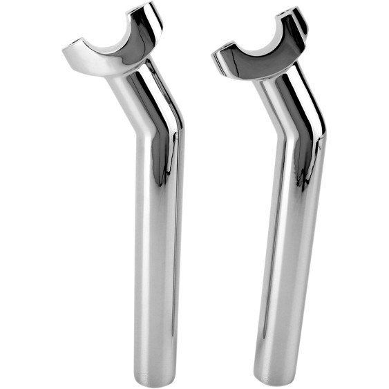 Drag Specialties Chrome 8.5″ Pullback Handlebar Risers Harley Sportster Dyna FXR