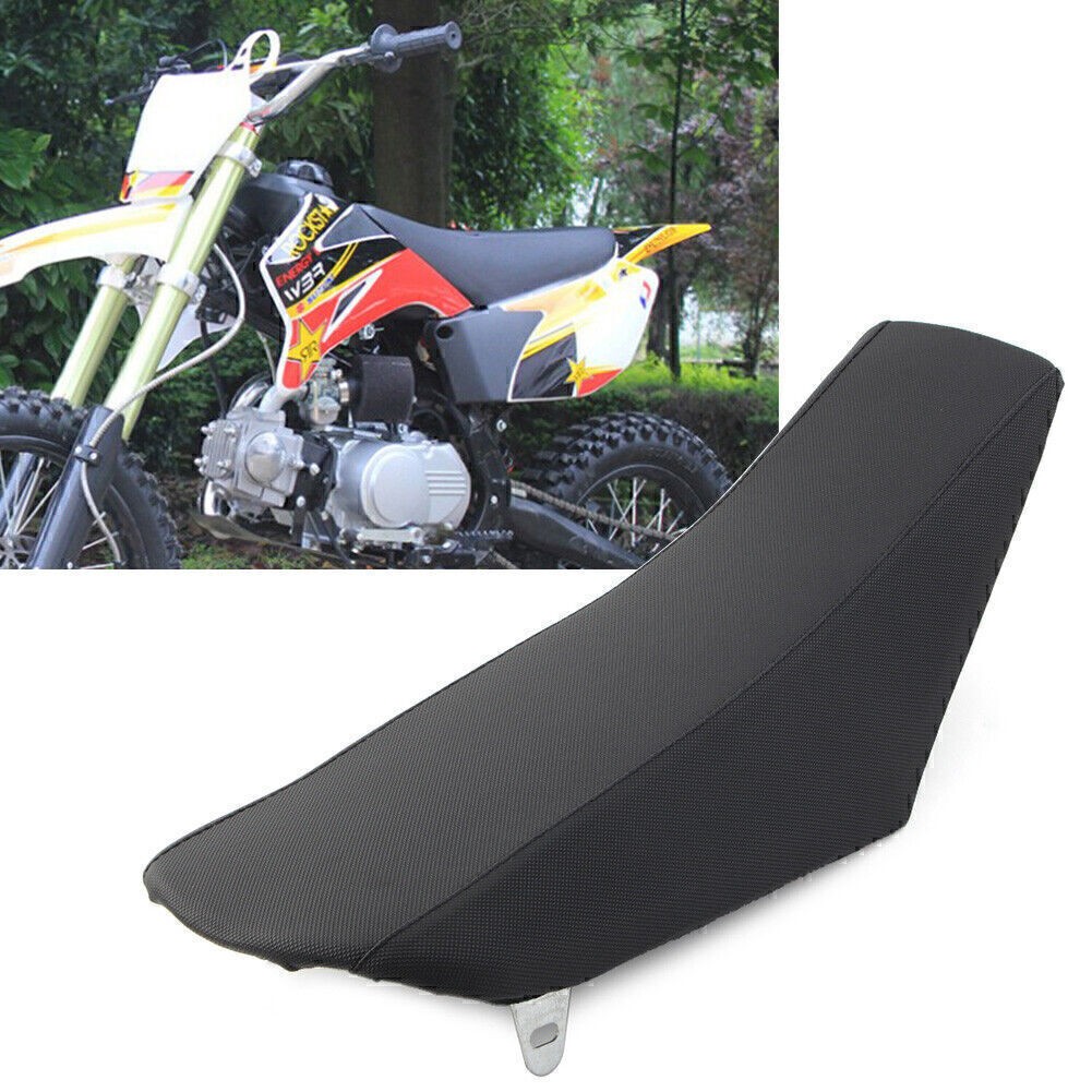 1PCS Black Tall Seat Fit For Yamaha TTR110 Pit Dirt Bikes 110cc Plastic+ Sponge