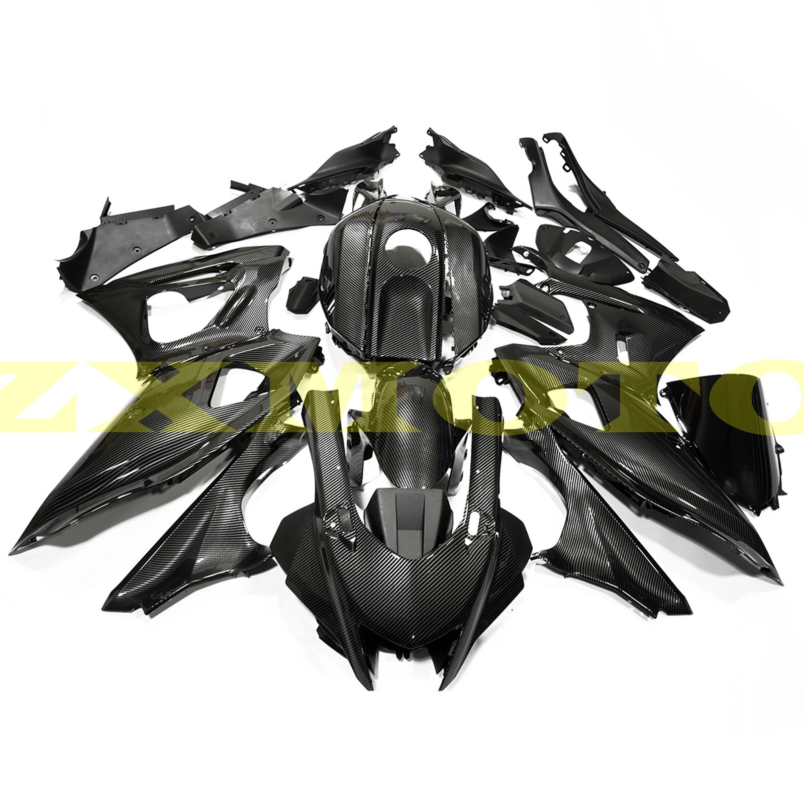 Carbon Fiber Fairing Kit Fit for Yamaha YZF R7 2022 2023 2024 2025 Black Gray
