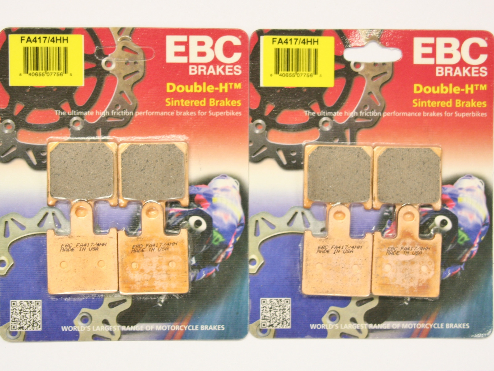EBC HH Front Brake Pads 06 07 08 09 10 11 12 13 14 15 16 ZX14 ZX14R FA417/4HH