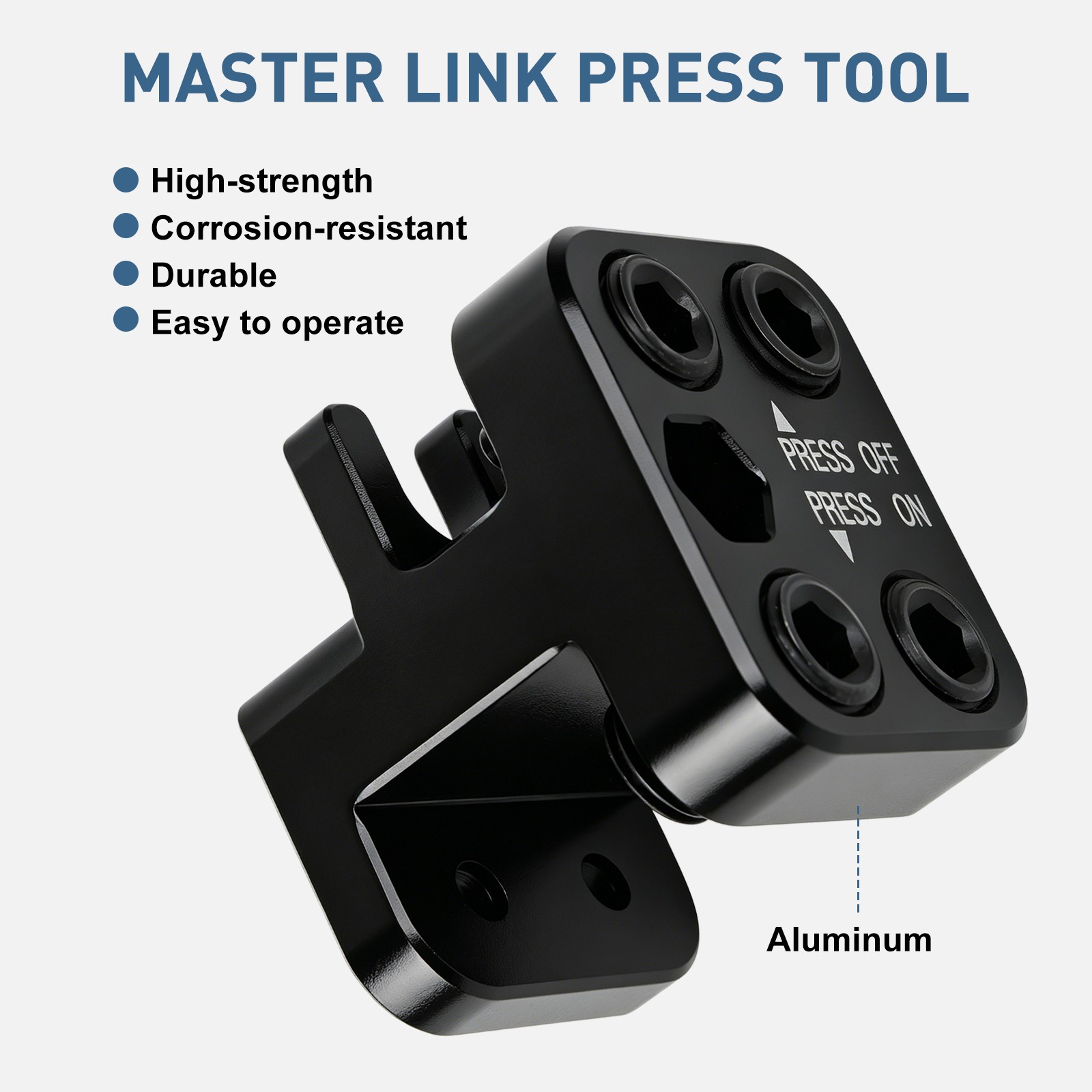 Universal Motorcycle Master Link Press Tool 520 525 530 Chain Rivet Clip Install