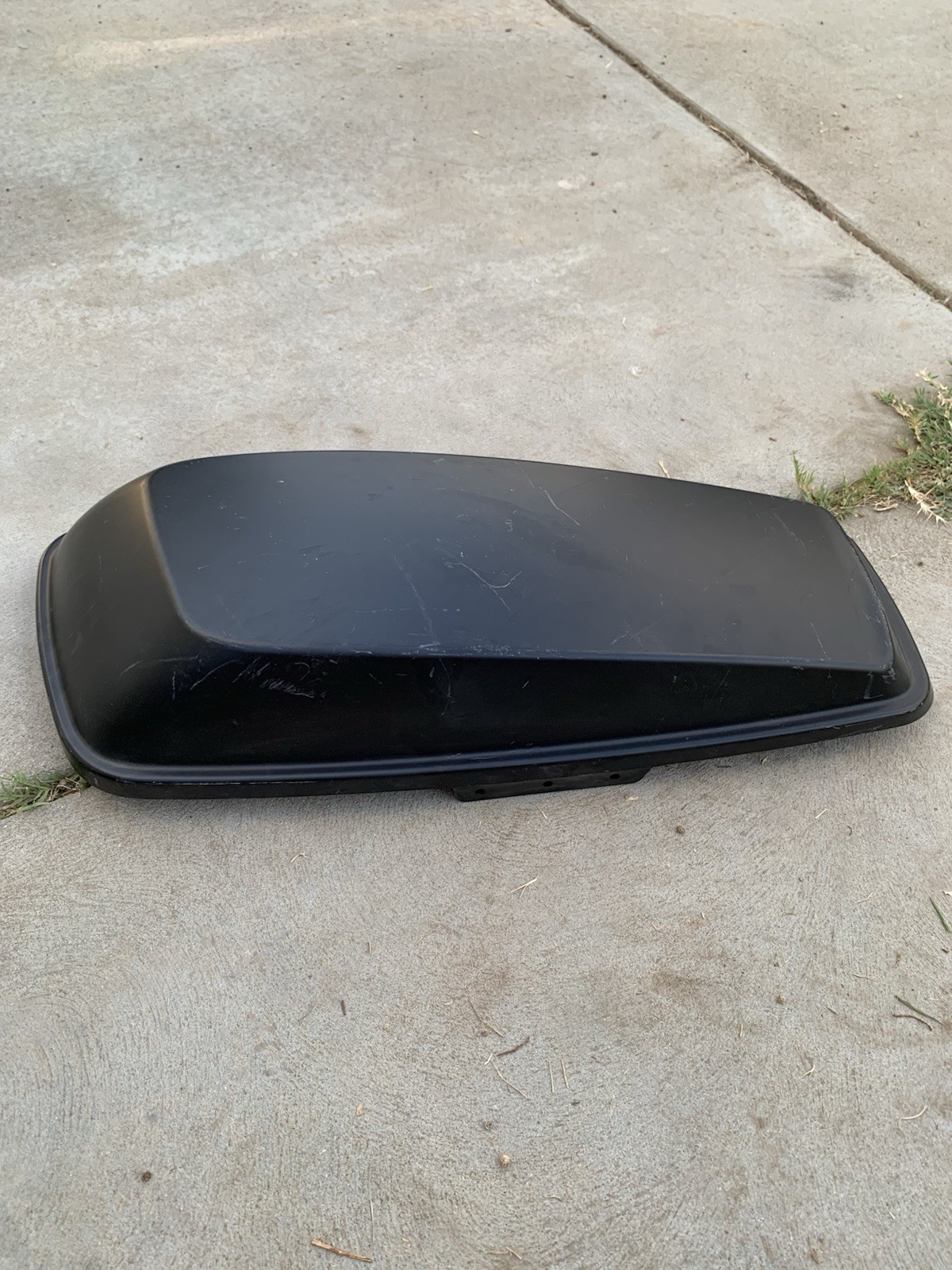 Harley Left Saddlebag Lid Hard Bag Top Cover Matte Black