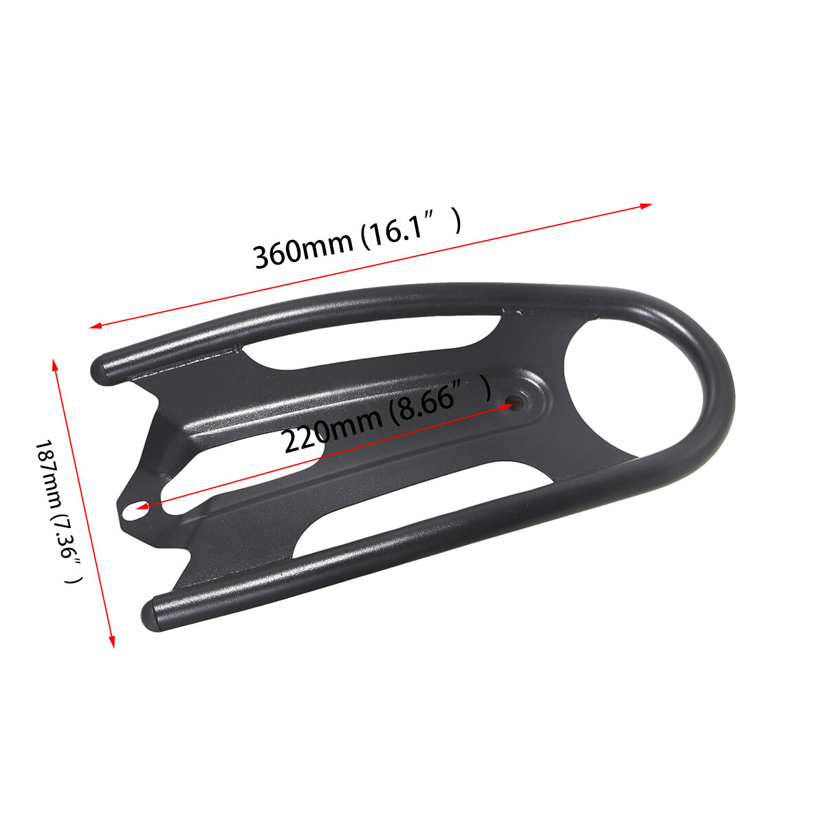 Powder Coated Solorack Rear Luggage Rack 15-23 For Kawasaki Vulcan S ABS/SE/Cafe