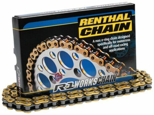 Renthal R1 Works 420 120 Link Gold Chain CR KX RM YZ 80 85 KTM 65SX 25-2120