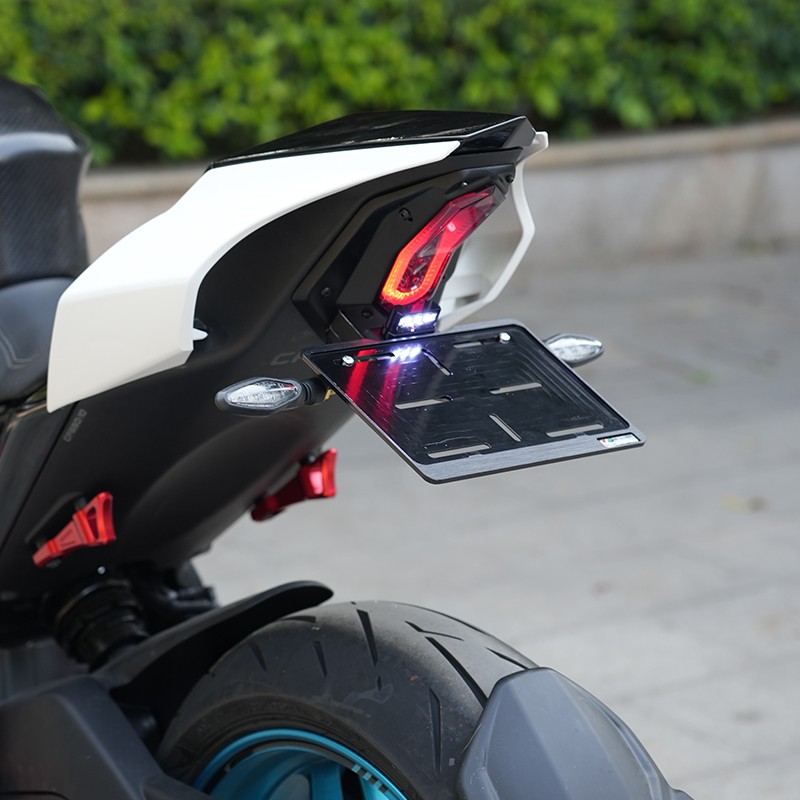License Plate Holder With Tail Light Brake Lamp For CF-MOTO 675SS 675SR-R 675NK