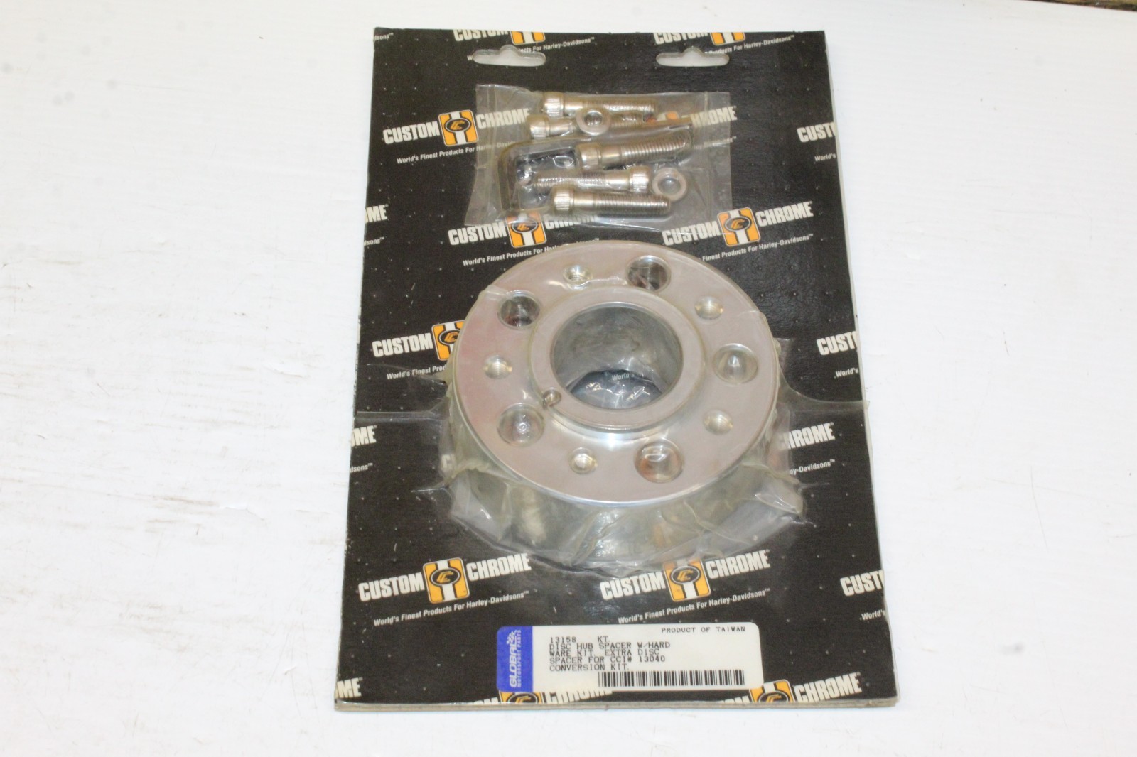 Custom Chrome Wheel Rotor Hub 1-5/8” Spacer Conversion Kit Harley 1977-83 XL FX