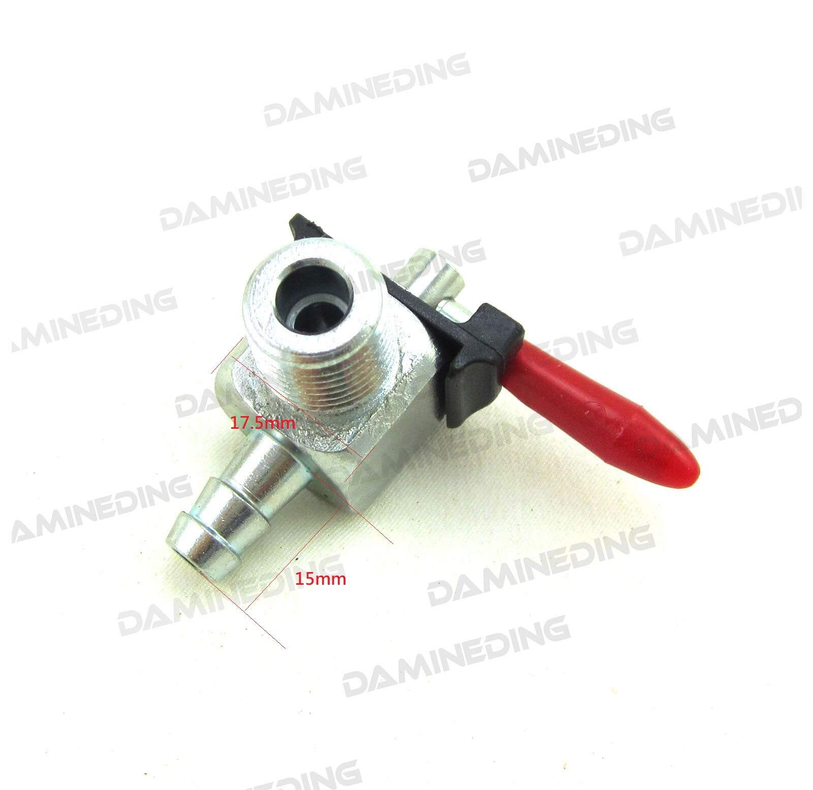 Motorcycle Gas Tank Petcock 1/4″ NPT Zinc Plated for 1/4″ Fuel Line for 000183