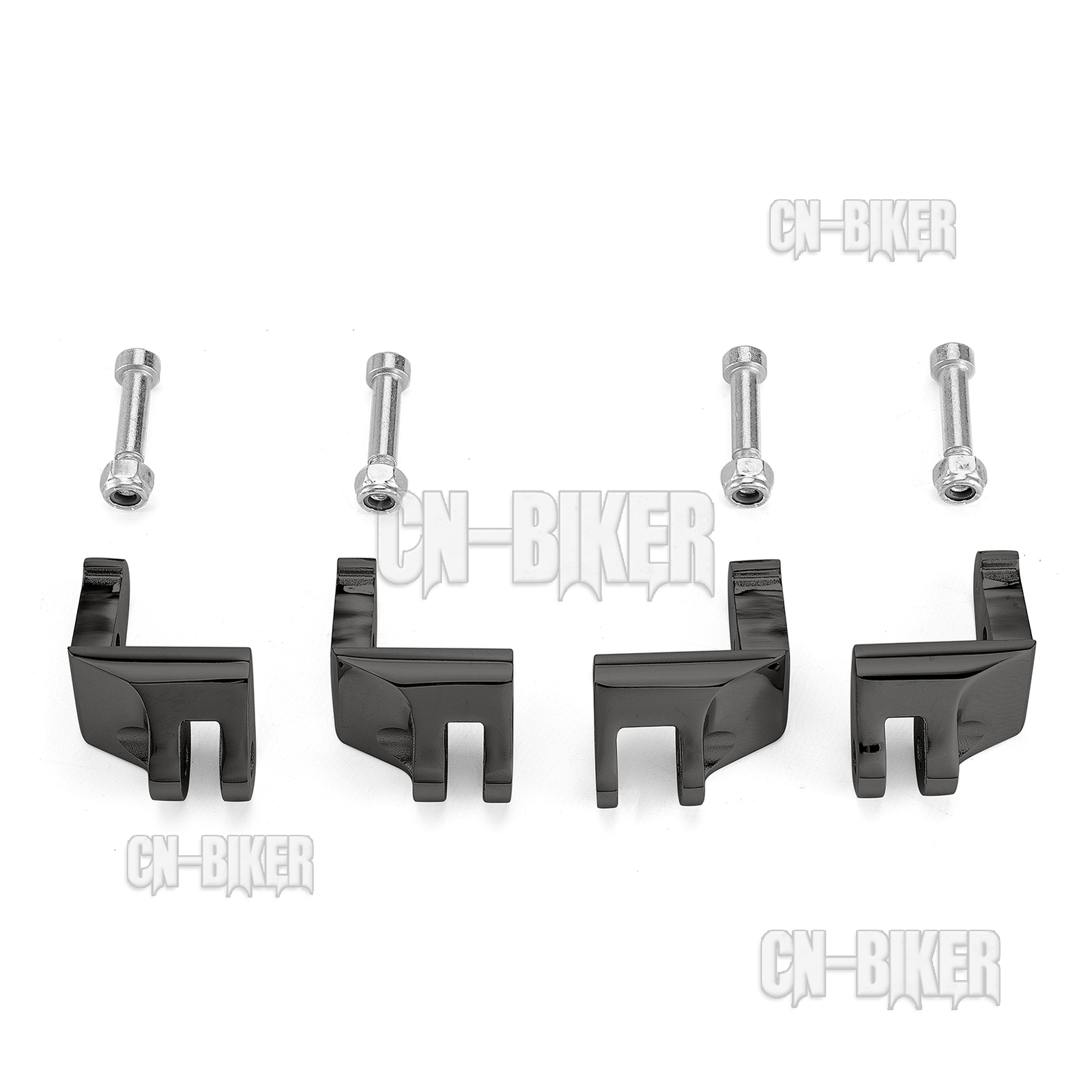 Driver Floorboard Relocation Brackets For H-D Electra Glide Road King Tri Glide