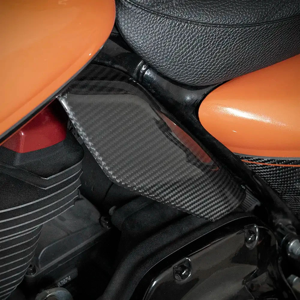 Mid Frame Air Deflector Fit for Harley Touring FLTRX FLHX FLHT 09-26 Carbonfiber