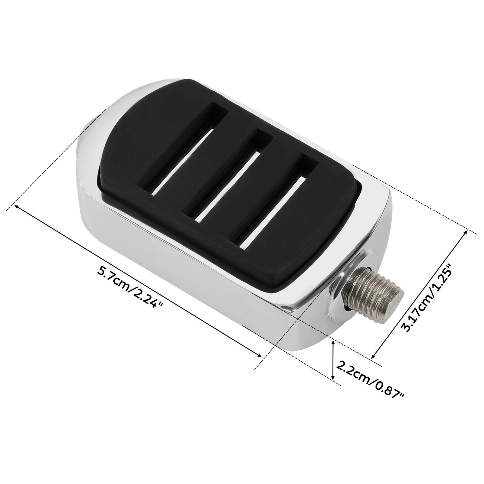 Aluminum Chrome Black Shift Shifter Peg Pegstreamliner Fit For Harley Touring