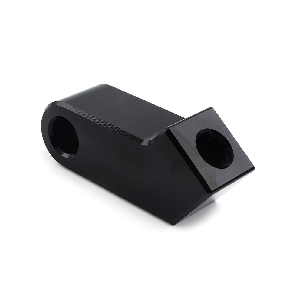 Black Headlight Mounting Block Bracket For Harley Custom Headlight Mount