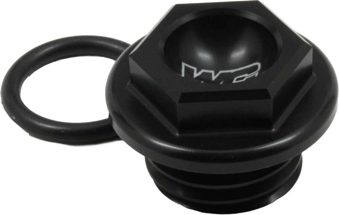 Works Connection Oil Fill Plug-Yamaha-Black