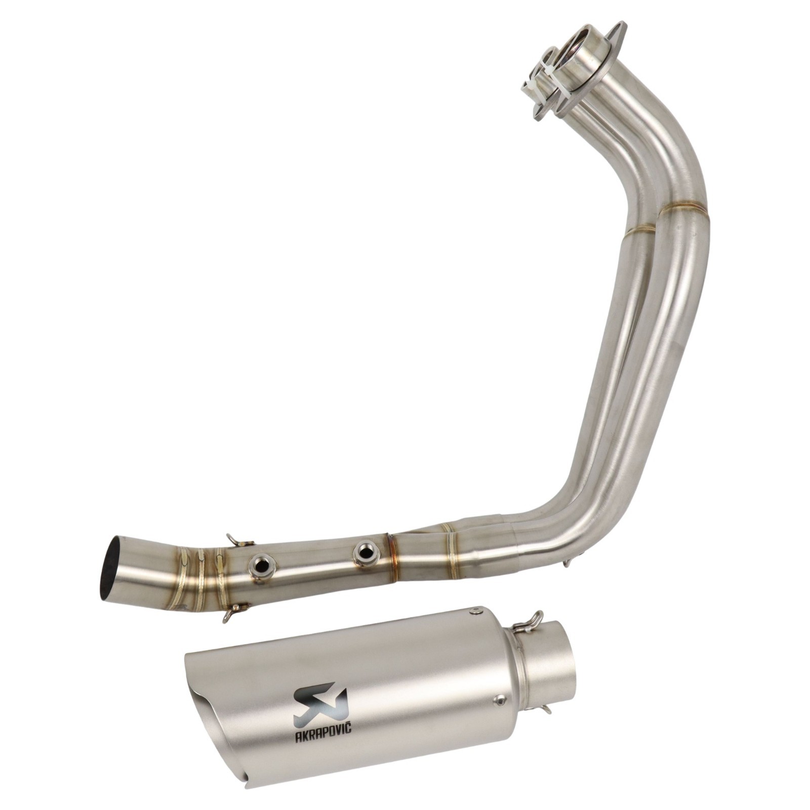 Full Exhaust System Muffler Header Pipe For Yamaha MT-07 XSR700 FZ07 2025-2026
