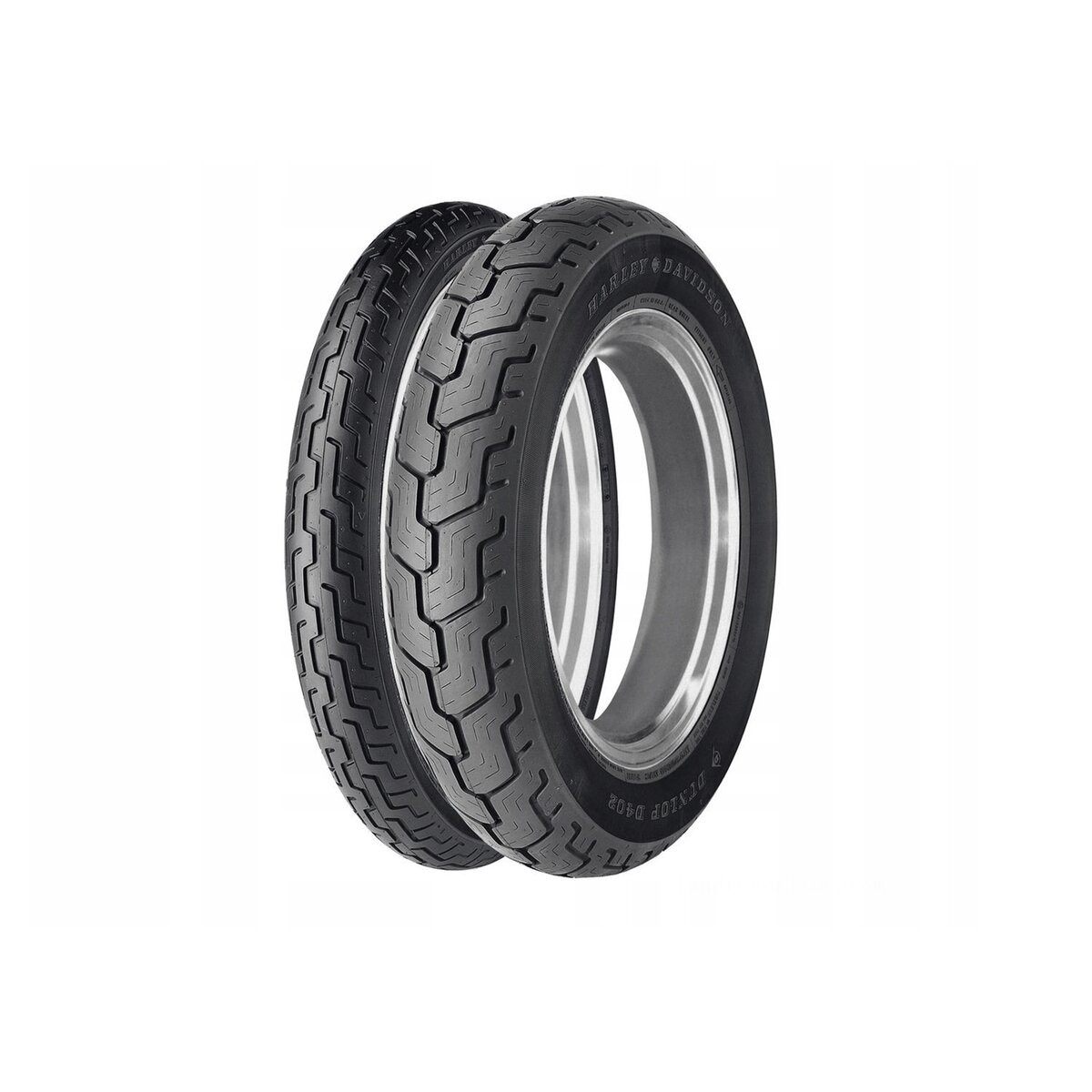Dunlop Front D402 Harley Series MH90-21 Narrow Multicolor wall Tire- 4500-6206