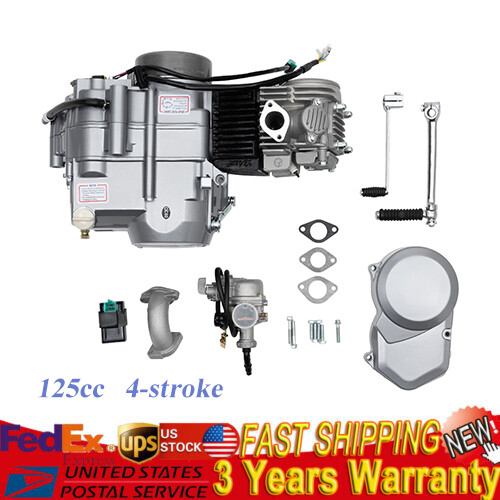 For Motorcycle LIFAN 125cc 4-stroke Manual Clutch 4UP Engine Motor Dirt Pit Bike