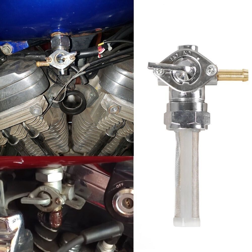 22mm Fuel Valve Petcock Left Spigot For Harley Davidson Sportster 883 62167-81